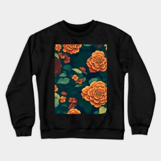 Orange Begonias Dark Fantasy Crewneck Sweatshirt